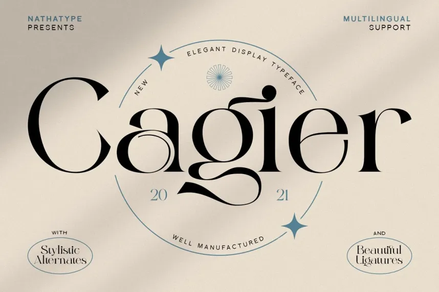 Luxury font