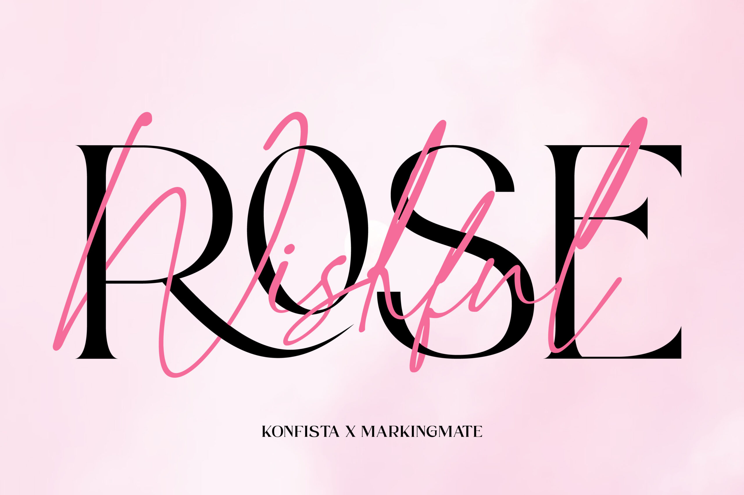 overlapping font pairing