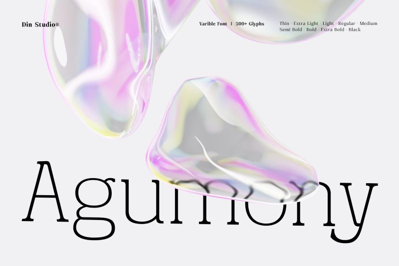 modern elegant serif font